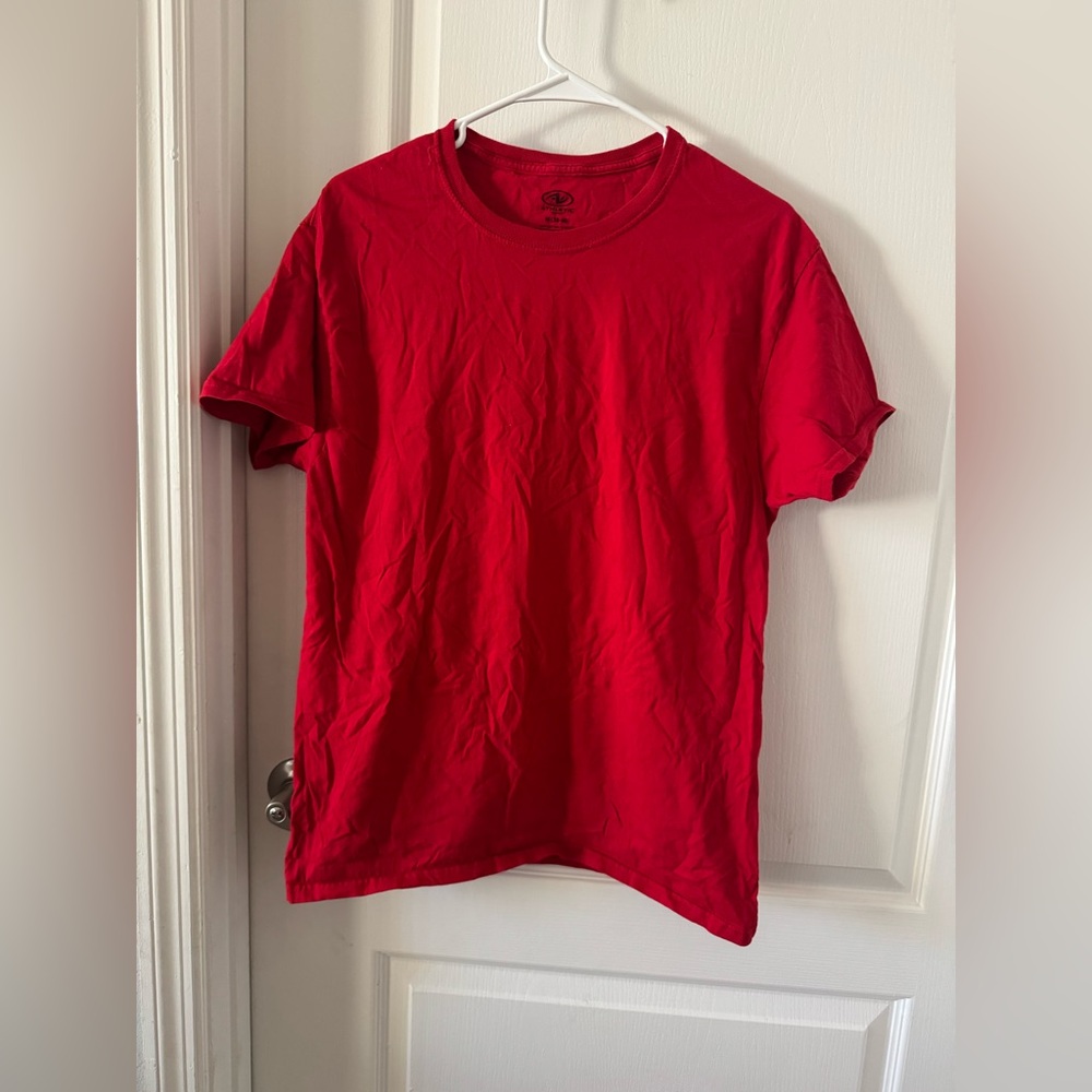 Athletic Works Vibrant Red Short Sleeve Tee